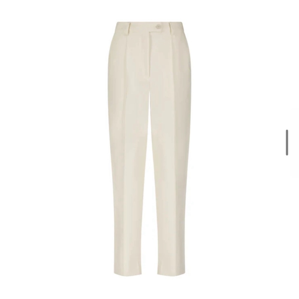 NWT Mayson the Label cream straight leg pants, size 8